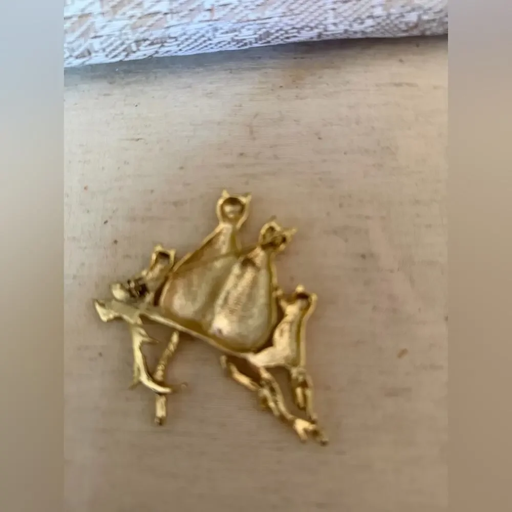 Vintage America elegant gold